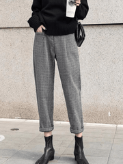 Marini Tailored Wool-Blend Cropped Trousers