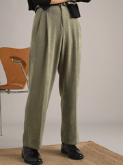 Marini Padova High-Waisted Tailored Corduroy Trousers