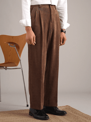 Marini Padova High-Waisted Tailored Corduroy Trousers