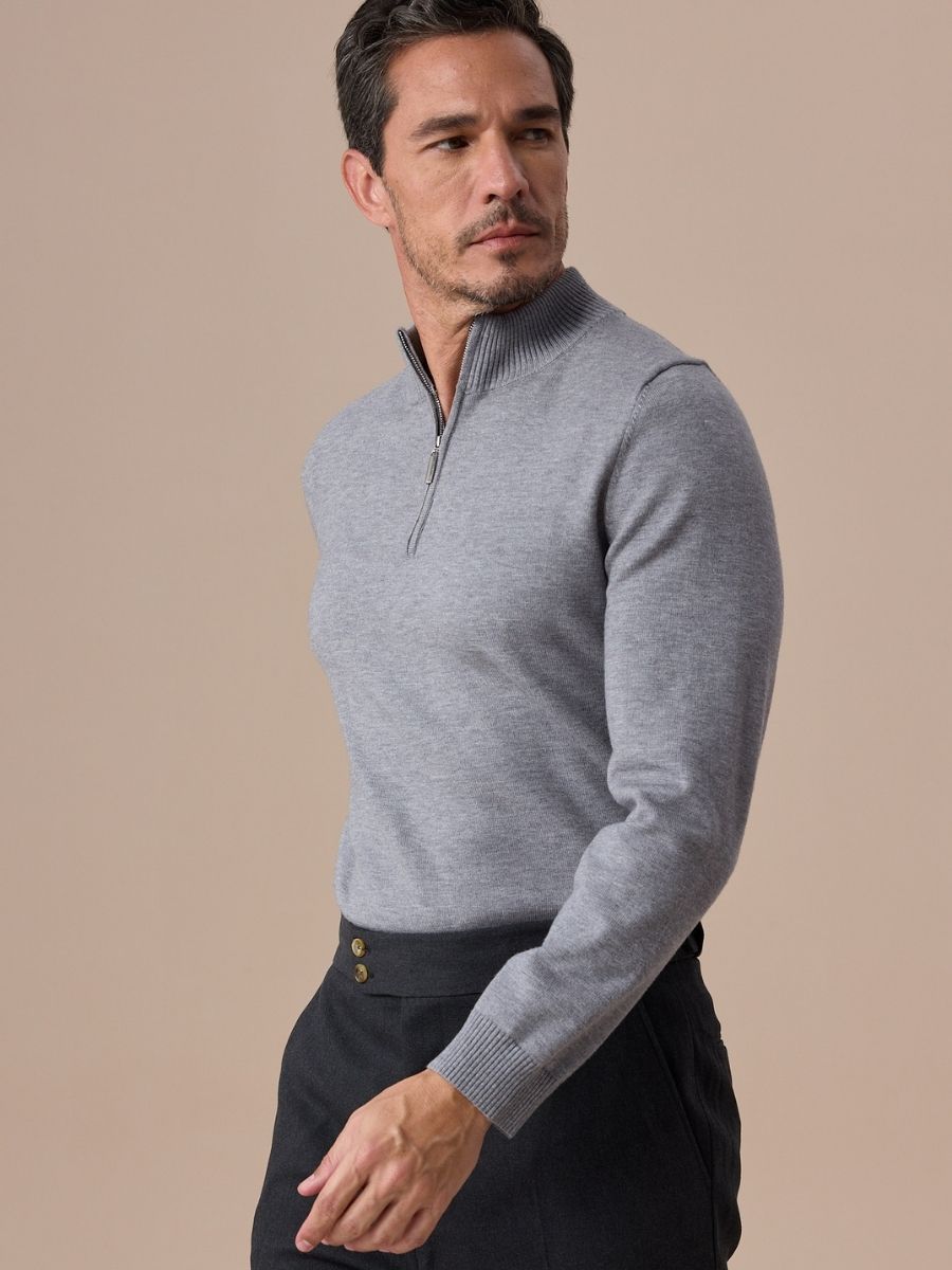 Marini Half-Zip Knit Sweater