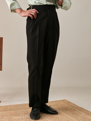 Marini Mantova Classic High-Waisted Tailored Trousers