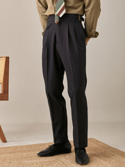 Marini Mantova Classic High-Waisted Tailored Trousers