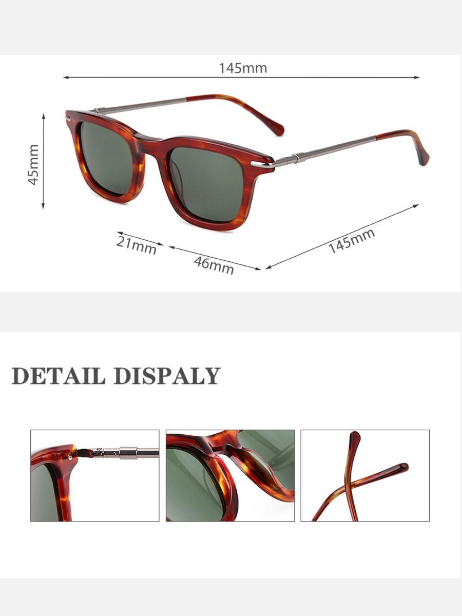 Marini Classic Square Sunglasses