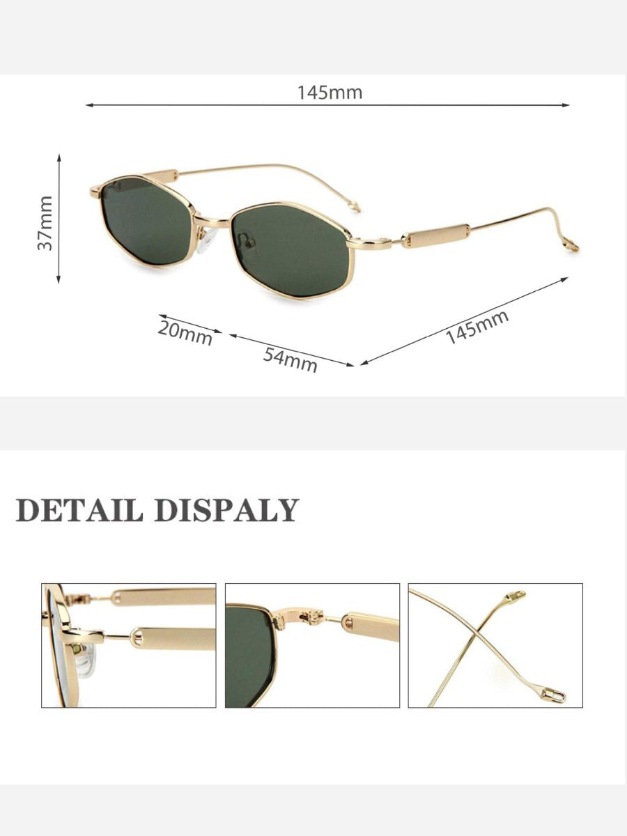 Marini Polygon Metal Sunglasses