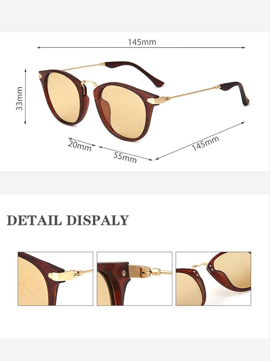 Marini Vintage Round Sunglasses