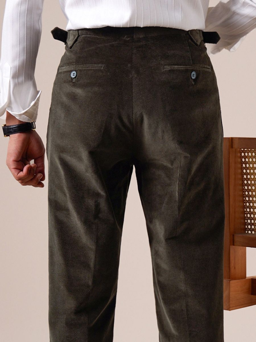 Marini Ala High-Waisted Corduroy Trousers