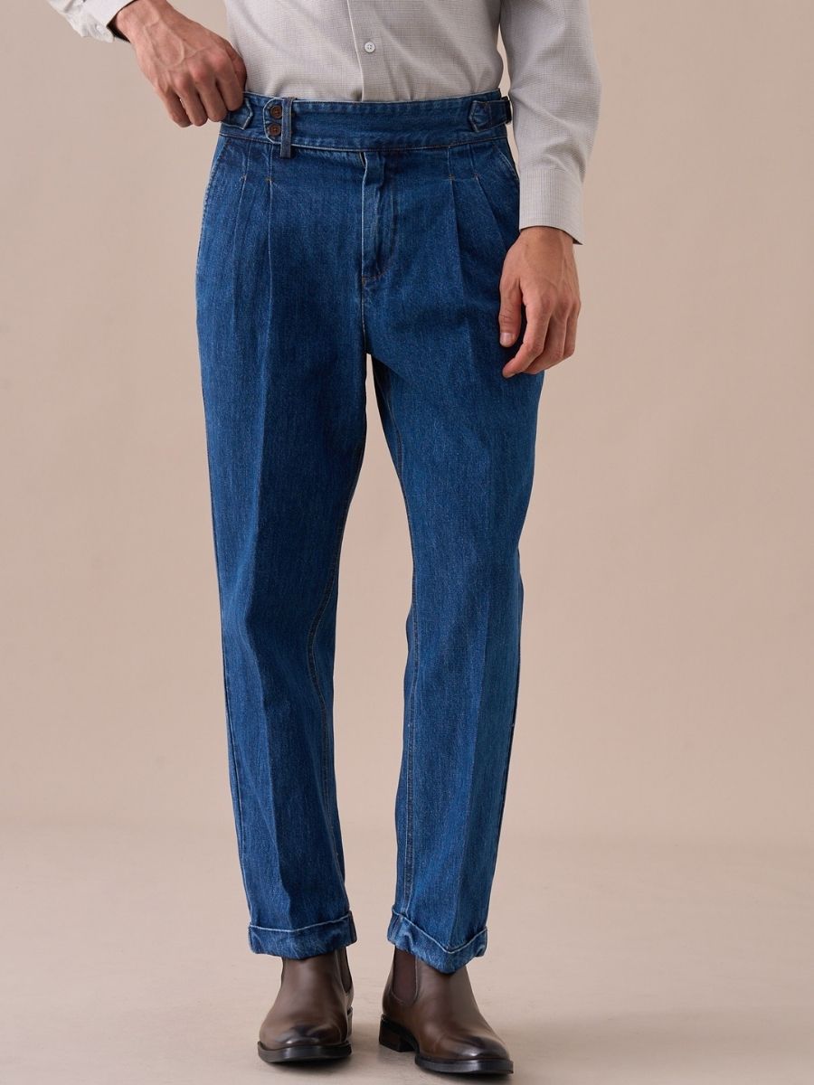 Marini Isernia Relaxed Fit Denim Trousers