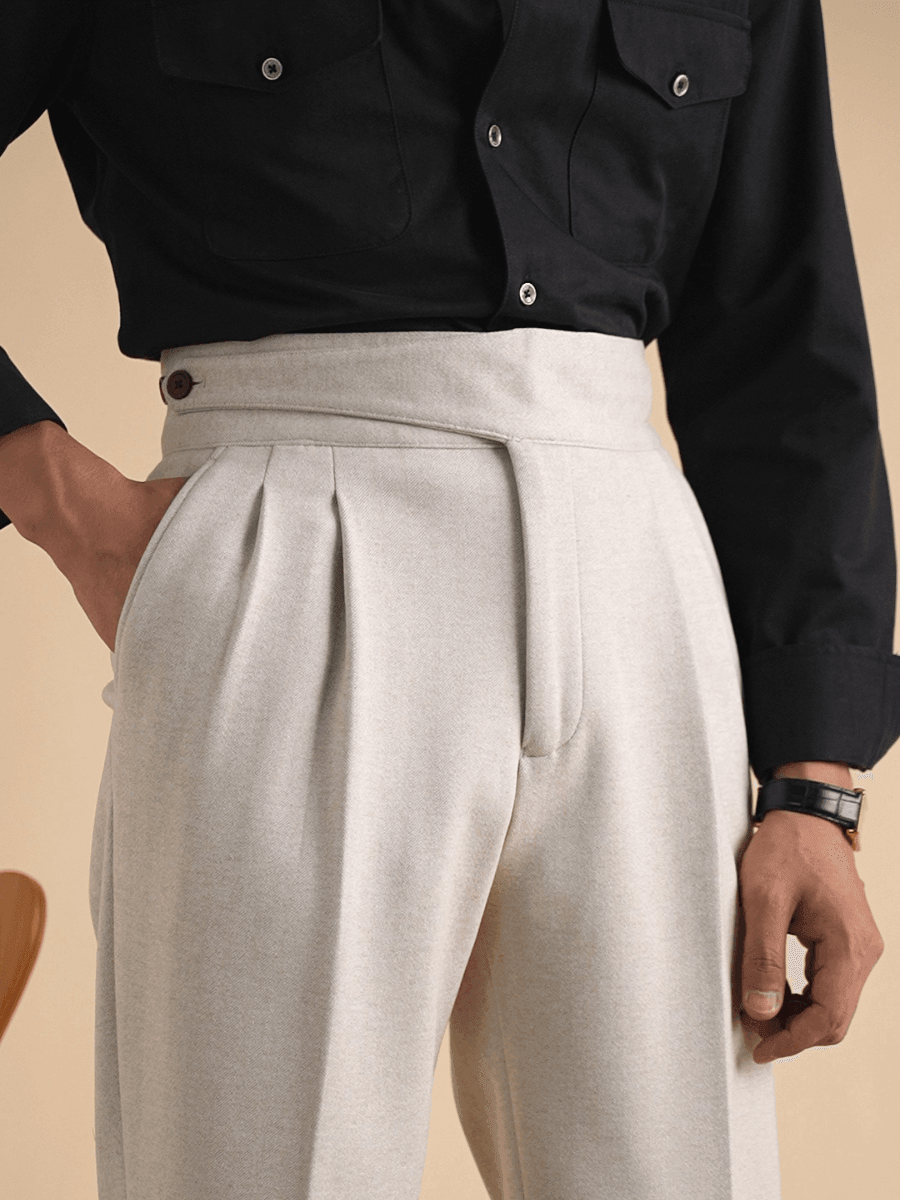 Marini Erice High-Waist Tailored Trousers