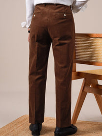 Marini Luni High-Waisted Corduroy Trousers