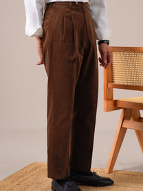 Marini Luni High-Waisted Corduroy Trousers