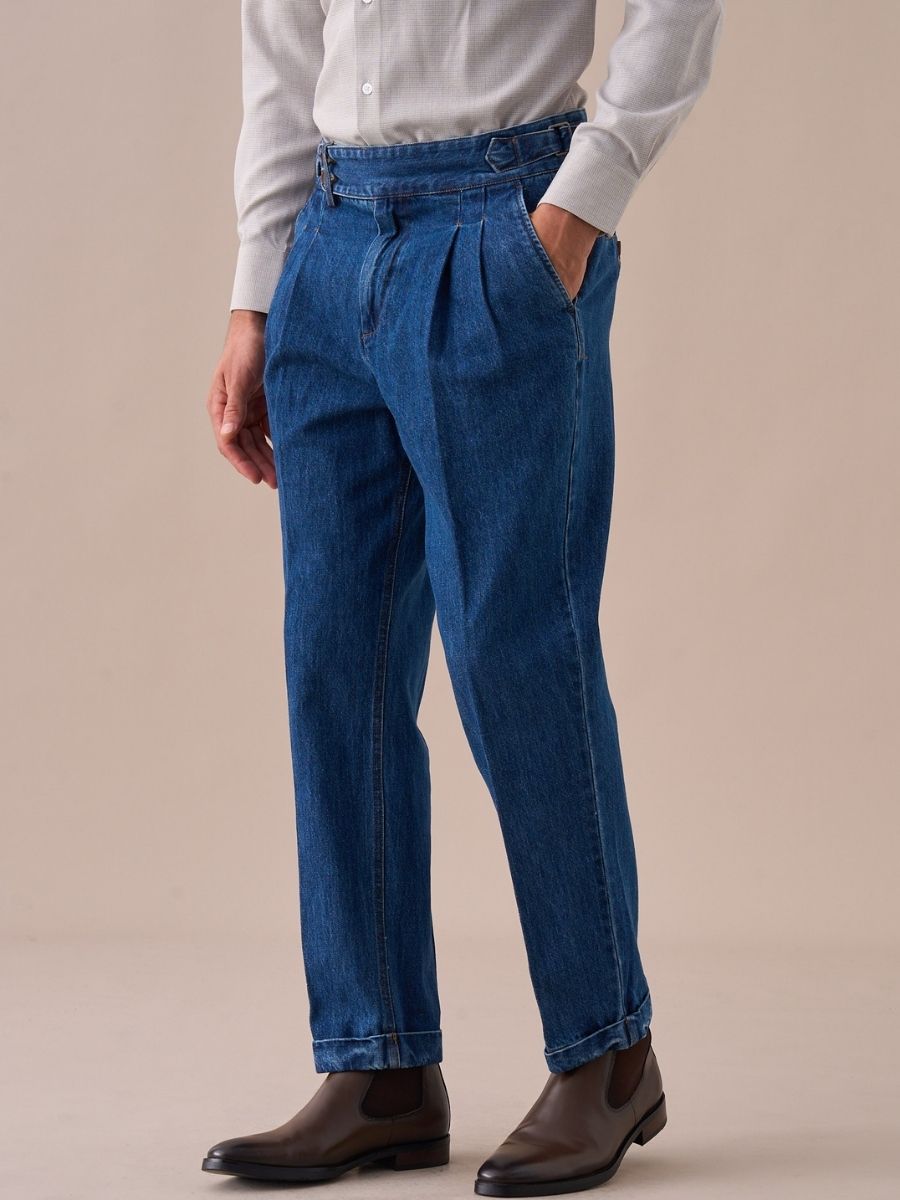 Marini Isernia Relaxed Fit Denim Trousers