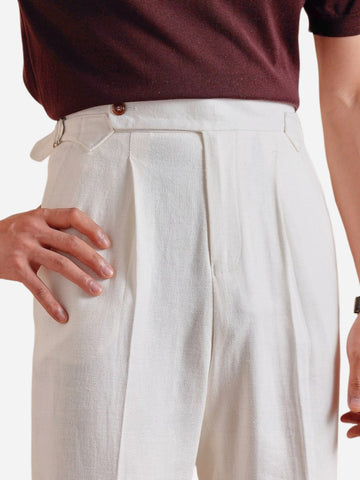 Marini PortoFino Linen-Blend Trousers