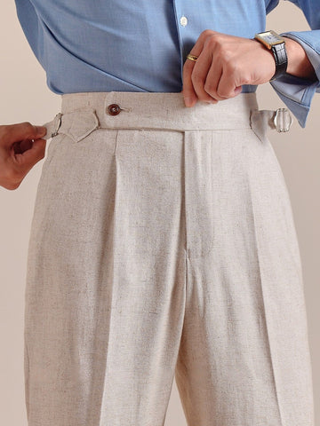 Marini PortoFino Linen-Blend Trousers