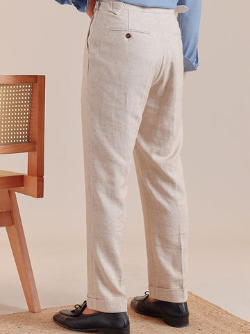 Marini PortoFino Linen-Blend Trousers