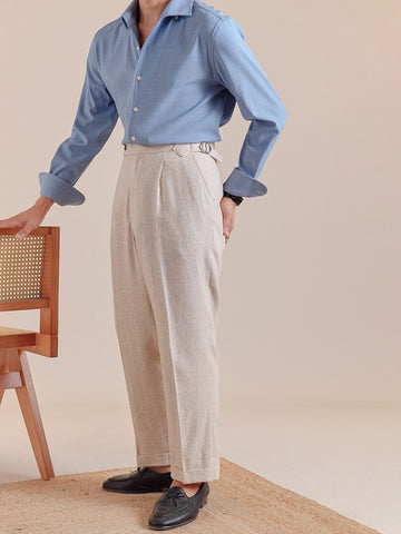 Marini PortoFino Linen-Blend Trousers