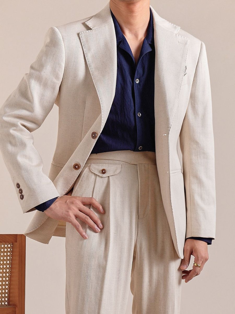 Marini Napoli Linen Blazer