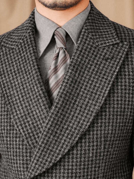 Marini Gentleman Double-Breasted Wool Coat