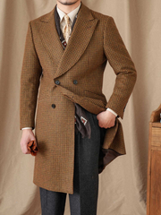 Marini Gentleman Double-Breasted Wool Coat