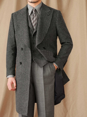 Marini Gentleman Double-Breasted Wool Coat