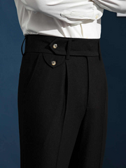 Marini Bari High-Waist Slim Fit Trousers