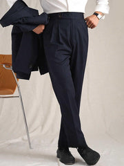 Elite Double Button Business Casual Trousers - Non-Iron