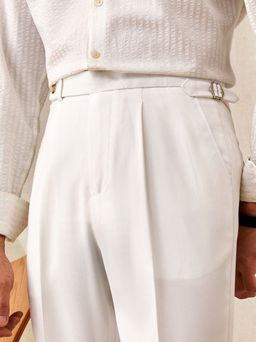 Marini Portocervo High-Waist Trousers