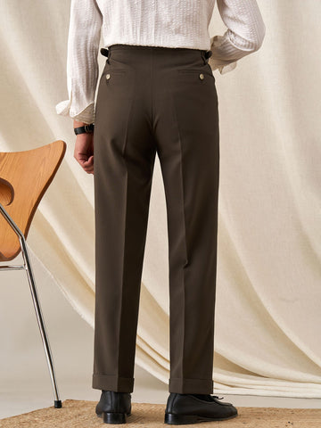 Marini Portocervo High-Waist Trousers
