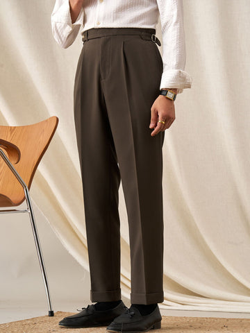 Marini Portocervo High-Waist Trousers