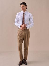 Marini Italian Wrinkle-Free Striped Long-Sleeve Shirt