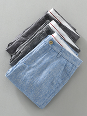 Men's Lightweight Linen Casual Pants, 100% linen
