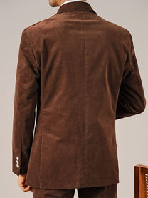 Marini Luni Corduroy Single-Breasted Blazer