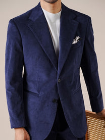 Marini Luni Corduroy Single-Breasted Blazer