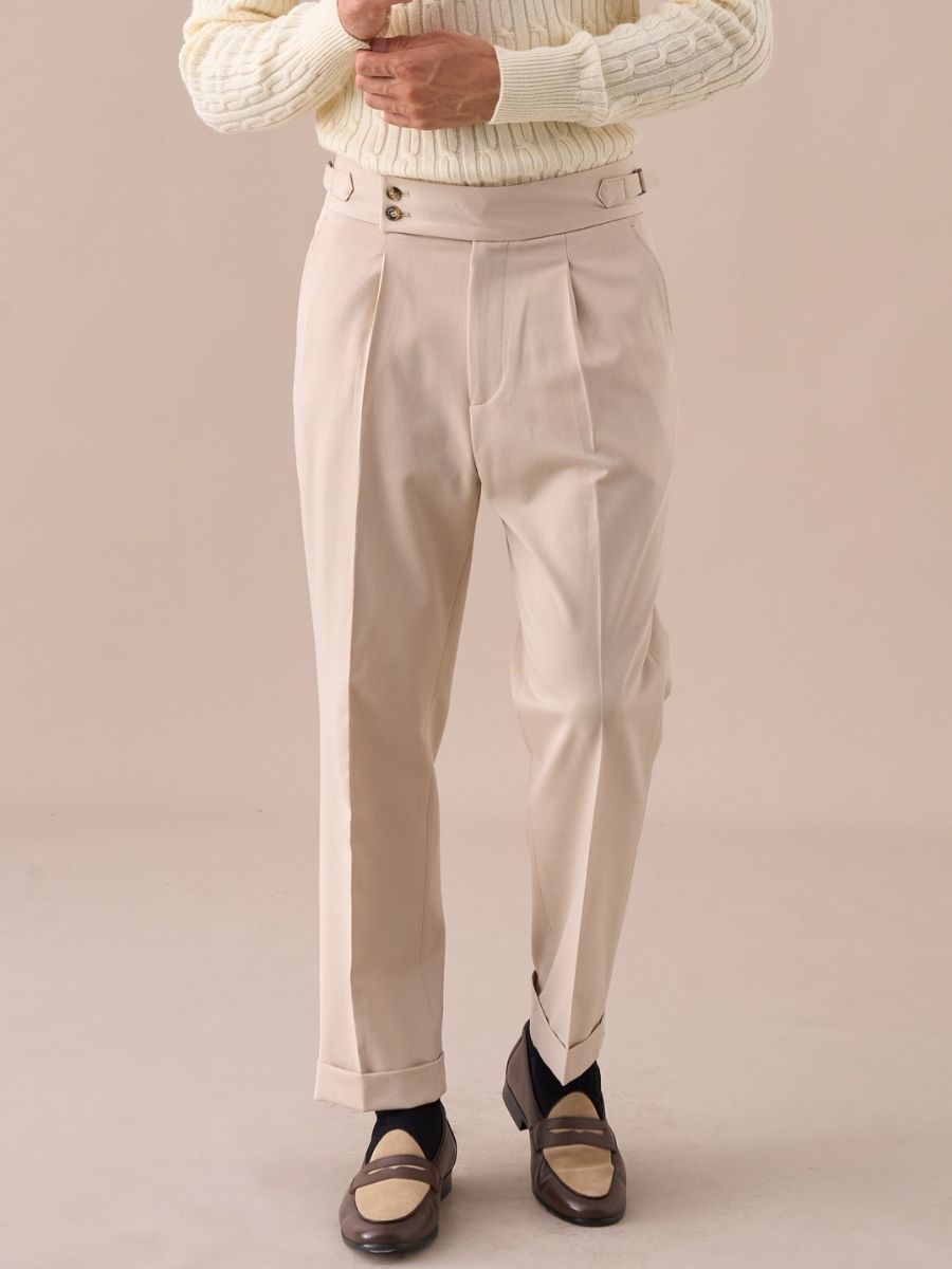 Marini Palena High Waisted Pleated Pants