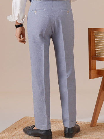 Marini Portonovo High-Waist Striped Trousers