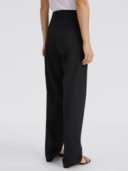 High-Waisted Wide-Leg Trousers
