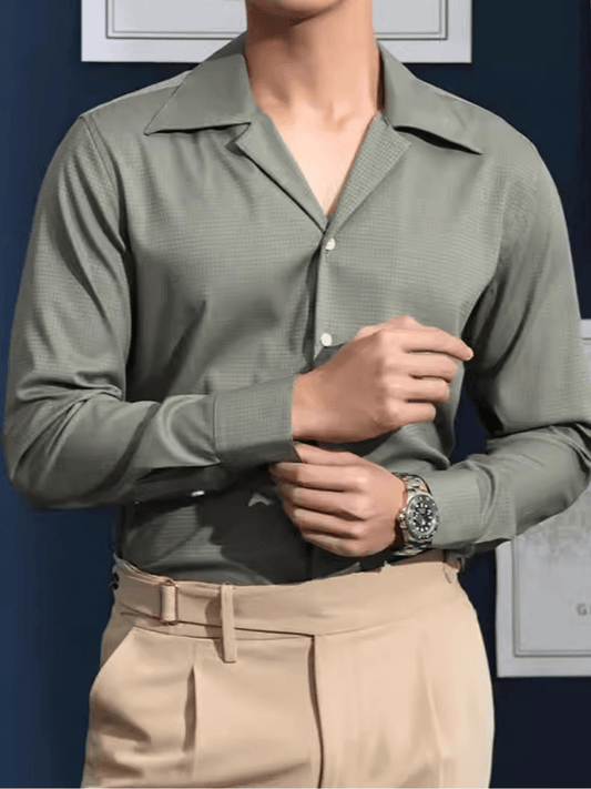 Marini  Cuban Collar Shirt