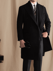 Marini Wool Blend Chesterfield Overcoat