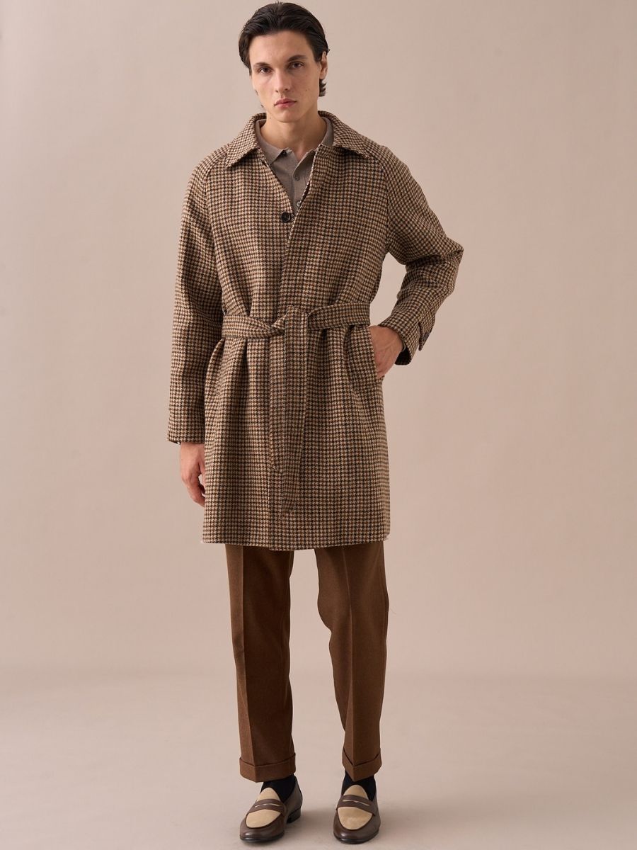 Marini Heritage 100% Wool Belted Coat