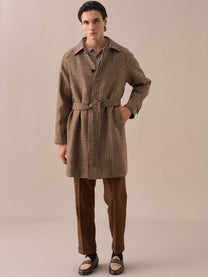 Marini Heritage 100% Wool Belted Coat