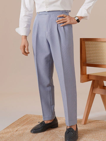 Marini Portonovo High-Waist Striped Trousers