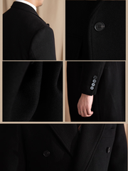 Marini Wool Blend Chesterfield Overcoat