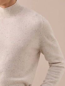 Marini Wool Sky Mock Neck Sweater