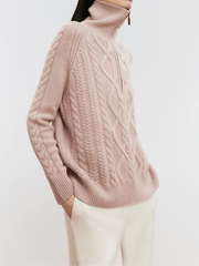 Marini High-Neck Wool-Cashmere Sweater