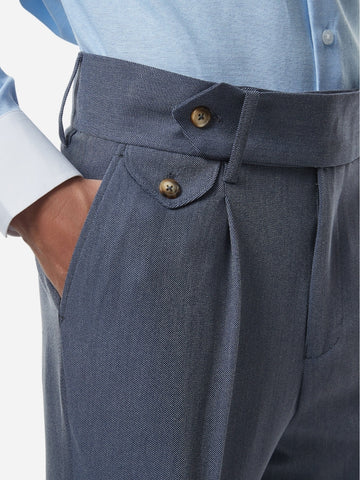 Marini Bari High-Waist Slim Fit Trousers