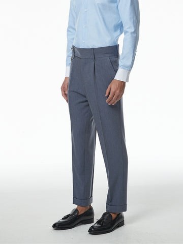 Marini Bari High-Waist Slim Fit Trousers