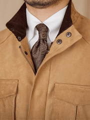 Marini Suede-Style Vintage Hunting Jacket