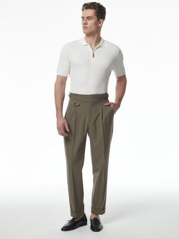 Marini Sorano High-Waist Tailored Trousers