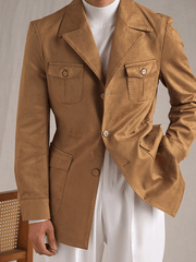 Marini Classic Suede Safari Blazer