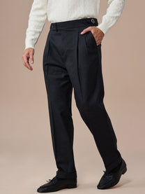 Marini Dervio High Waisted Double Pleated Pants