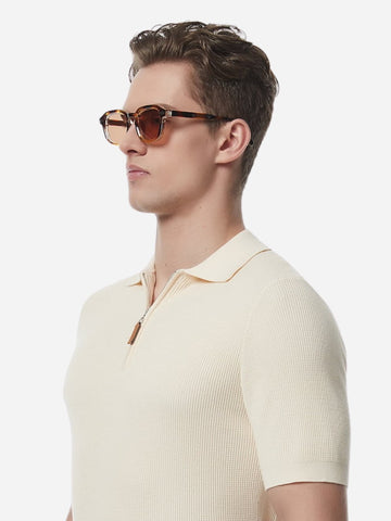 Marini Zip-Knit Polo